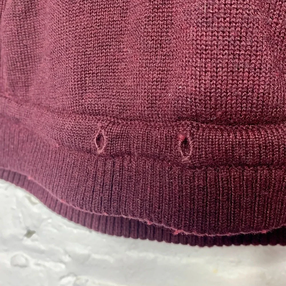 LULULEMON Womens‎ Sweet Savasana Maroon Heathered Pullover Sweater Hoodie